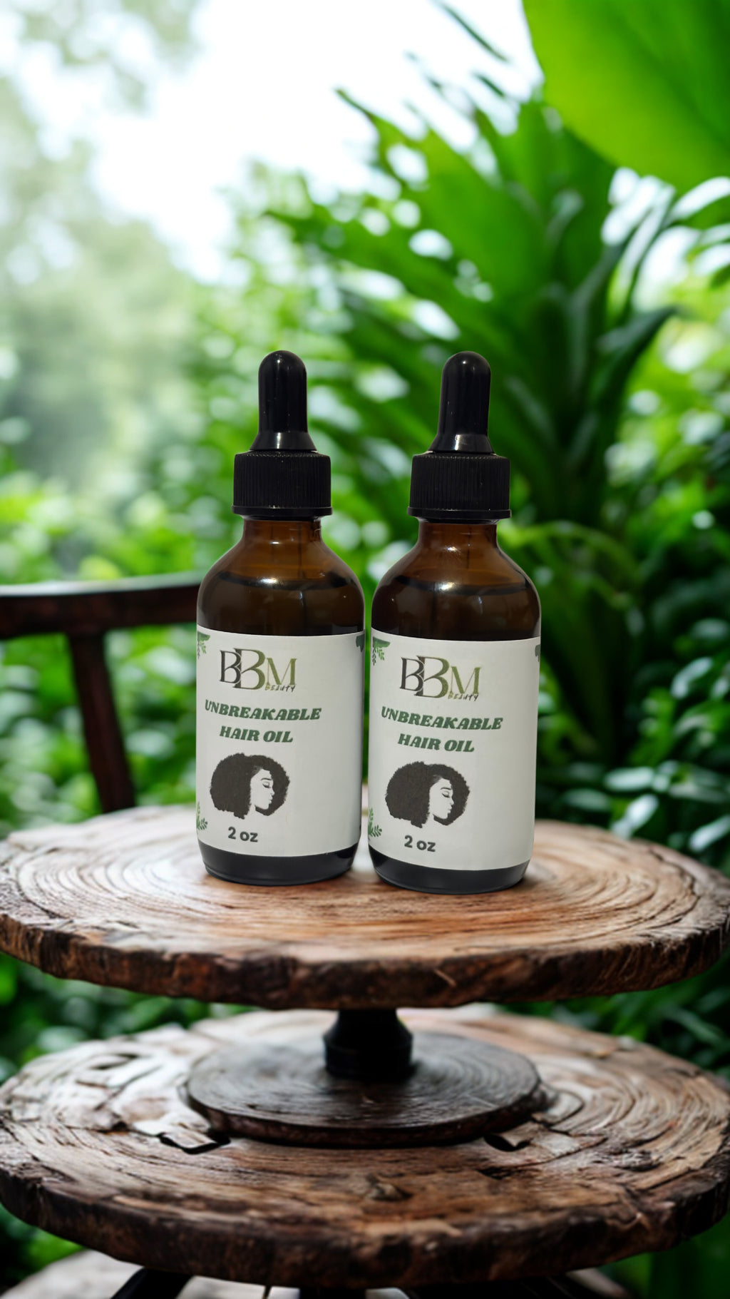 Unbreakable Hair Oil – Ayurvedic Organic Hair Growth & Strengthening Oil (2x2oz)